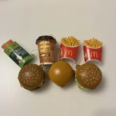 マクドナルド フライドポテト ハンバーガー　ストラップ　7個セット
