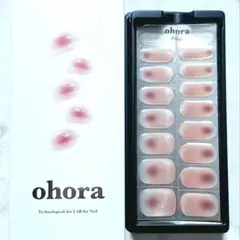 ★ohora★N Glow Blush★オホーラネイルシール15枚②チークネイル