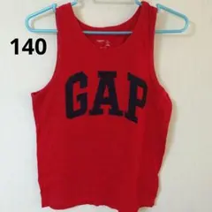 GAP 赤 ノースリーブタンクトップ 140のサムネイル