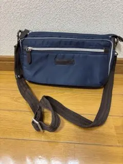 美品】マスターピース/ナイロン×レザーボディバッグ/デンシティ
