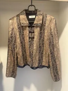 柄シャツ　トップス