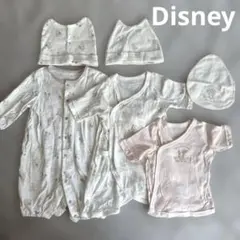 ディズニー ベビー肌着 ロンパース 帽子 スタイ セット