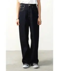 AZUL BY MOUSSY アズール マウジー 25 ハイウエストワイドデニム