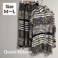 VINTAGE アニマル柄セットアップ ゼブラ ヒョウ ヨーロッパ古着 個性的