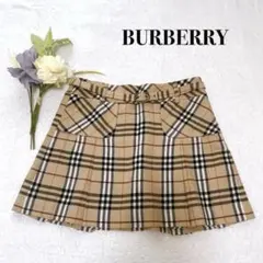 ✨極美品✨バーバリー ブルーレーベル プリーツ ミニ スカート ノバチェック