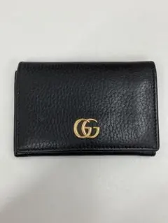 美品】GUCCI ドリアン GG シボ革 カードケース 近代 ブラック - メルカリ