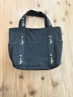 Agnes b. ブラック トートバッグ