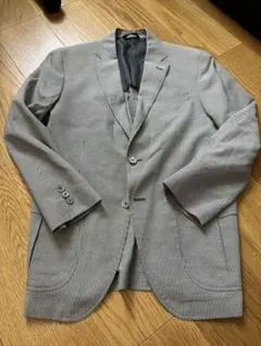 stanley blacker グレー ストライプ ジャケット　シアサッカーのサムネイル