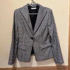千鳥格子　テーラードジャケット　9号