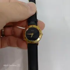 GUCCI グッチ 腕時計 3000.2.L 黒文字盤 稼働品