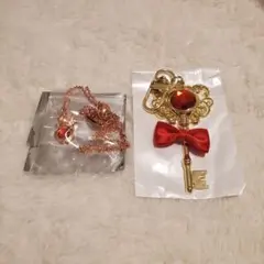 【セット】ディズニー シークレットネックレス キーチェーン 白雪姫 プリンセス