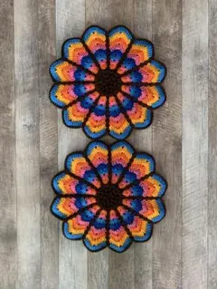 ゆみこ様専用　オーダー品　お花の円座