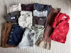 【110cm】女の子服　まとめ売り 14点　半袖　長袖　アウターのサムネイル