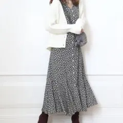 ジャスグリッティー 前ボタンレトロワンピース サイズ2