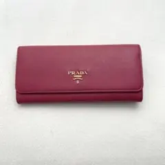 PRADA プラダ　サフィアーノ　マルチカラー　フラップ　長財布　1005-3