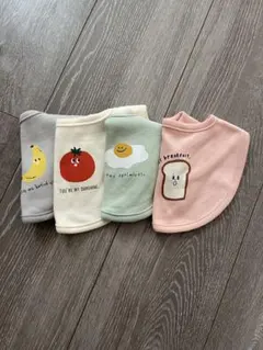 フルーツ 食べ物 デザイン スタイ 4枚セット