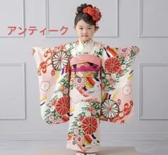 7歳 正絹白ピンク暈し花車 七五三 お着物・帯・筥迫セット - メルカリ