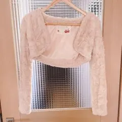 【美品】LIZ LISA ファーショートカーディガン Mサイズ