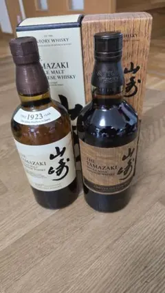空港免税店限定 山崎 白州 ウイスキー 2本セット 未開封 - メルカリ