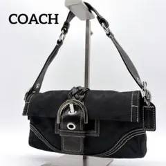 美品✨【コーチ】ソーホー ワンショルダーバッグ アクセサリーポーチ キャンバス