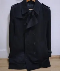 バーバリーBURBERRY ブラックレーベル トレンチコート 黒のサムネイル