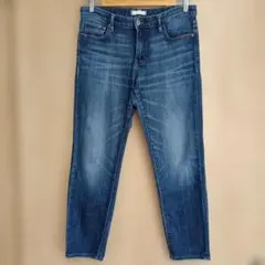 ユニクロ スリムボーイフレンドデニム テーパードジーンズ 27インチ