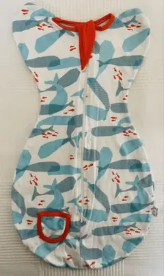 【美品】クジラデザイン スワドル Sサイズ