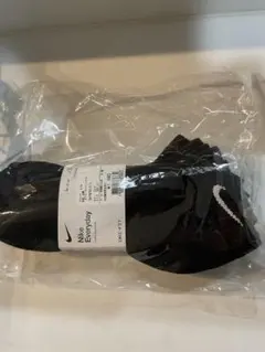 Nike Everyday ブラックソックス 25-27