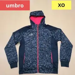 umbro アンブロ 長袖 ブード付 ジップジャケット　パーカー　XO　グレー