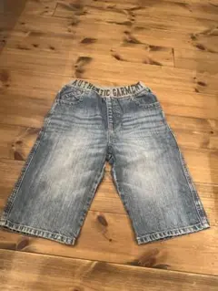 AUTHENTIC GARMENT デニムハーフパンツ 140