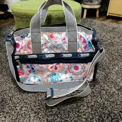 LeSportsac 花柄 ミニボストンバッグ