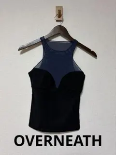 OVERNEATH Bra056 スムース×ネット M ブラック×ネイビー M - メルカリ