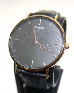 PLACHMANN World Travelerモデル 腕時計本革 10気圧防水