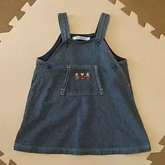 【familiar】ファミリア ジャンパースカート ワンピース　90サイズ