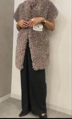 THINKFUR curly fur minimal vest 人気　完売品 新品同様 THINK FUR シンクファー Curly Fur Minimal Vest