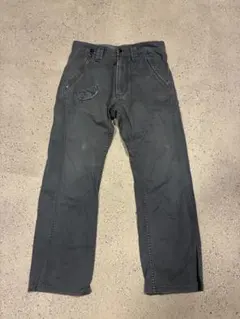 00s DIESEL archive デザインパンツ ジップ M相当 スミクロのサムネイル
