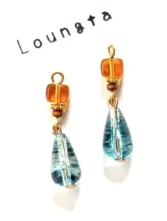 ハンドメイドピアス 樹脂ピアス エスニックピアス 大ぶりピアス 小ぶりピアス