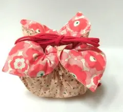 花柄リバーシブル弁当袋 ランチョンマットになるお弁当袋