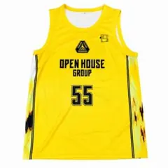 群馬クレインサンダース バスケットボールユニフォーム XL 背番号55のサムネイル