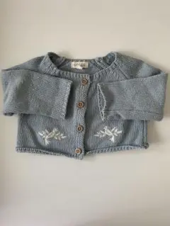 ベビー刺繍カーディガン