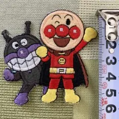 アンパンマン バイキンマン ワッペン
