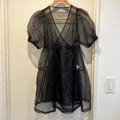 FREAK'S STORE シアーカシュクール半袖ワンピースのサムネイル