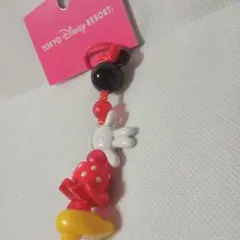 東京ディズニーリゾート ミニーマウス ストラップタグ付き