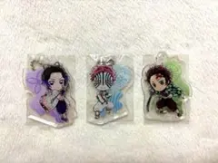 鬼滅の刃　一番くじ　胡蝶しのぶ　猗窩座　炭治郎 G賞きゅんキャラアクリルチャーム