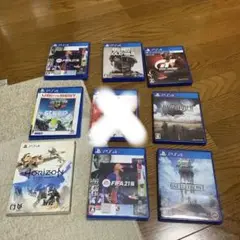 PS4ゲームセット（FIFA 21, COD, GTA Vなど）