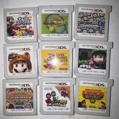 マリオソフト9本 スーパーマリオ マリオテニス ドンキーコングリターンズなど