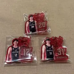 大阪エヴェッサ　ランダムキーホルダー3個セット#12土家＋#20合田＋#31木下のサムネイル