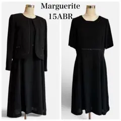 Marguerite 大きいサイズ ブラックフォーマル セットアップ 15号