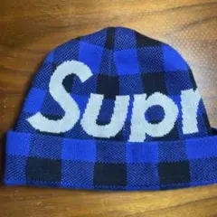 越山さん専用Supreme ビックロゴビーニー