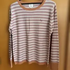 ストライプニットセーター 3L 黒田征太郎デザイン